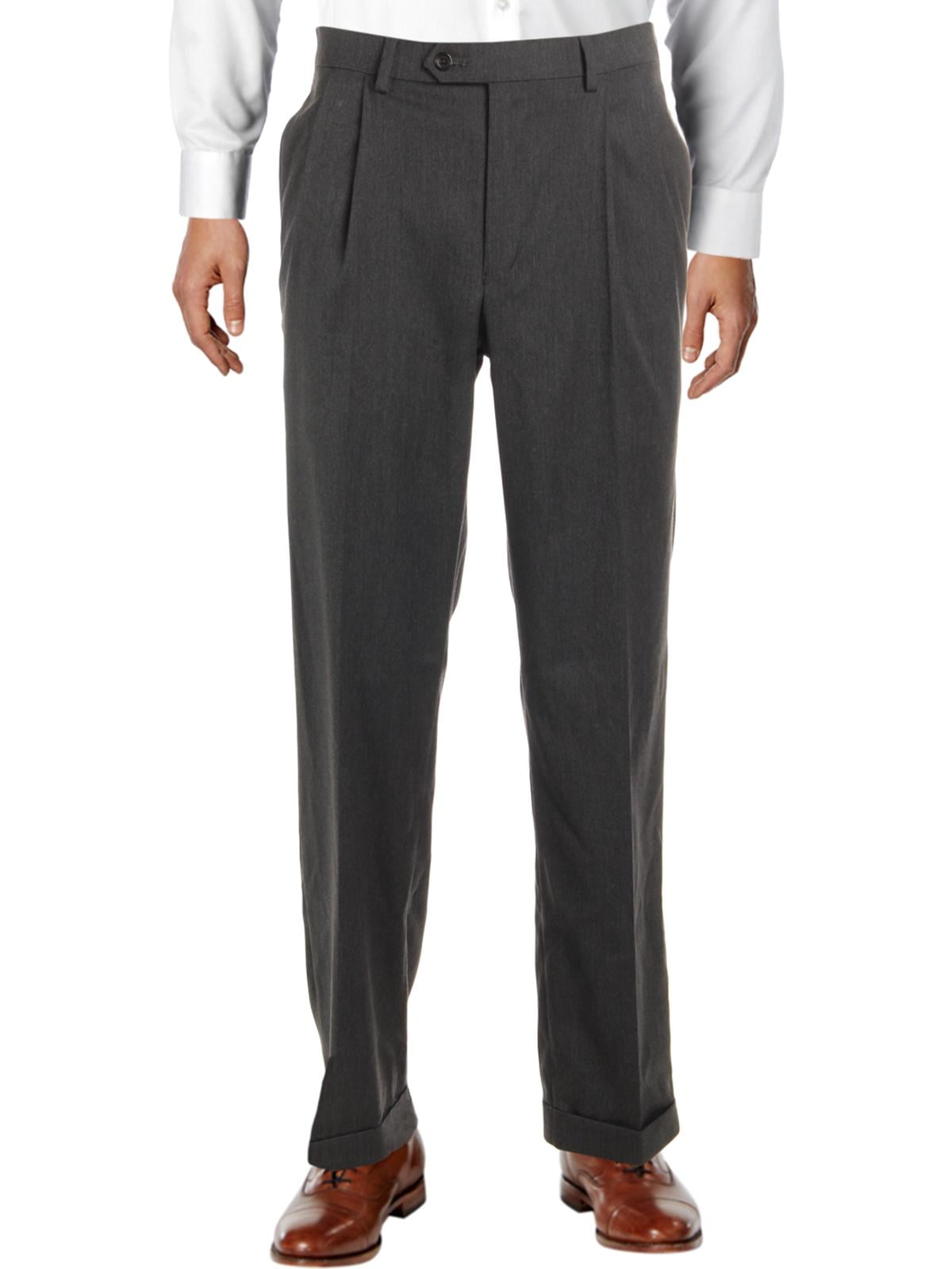 Lauren Ralph Lauren Mens Pleated Cuffed Hem Dress Pants