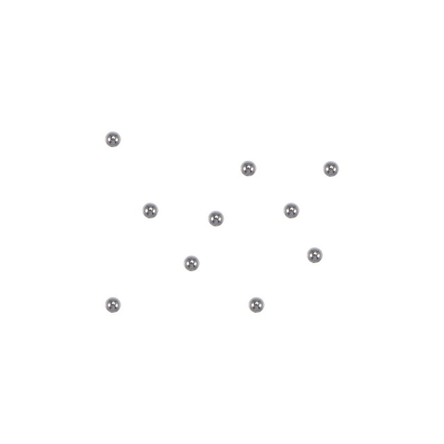 Unique Bargains Billes de Roulement en Acier Inoxydable 440C de 0,5 mm G25 de Précision, Lot de 10