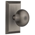 thumbnail image 1 of Nostalgic Warehouse Studio Plate with New York Knob, Privacy - 2.75", Antique Pewter, 1 of 1