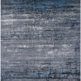 thumbnail image 1 of Ahgly Company Machine Washable Indoor Square Industrial Modern Blue Moss Green Area Rugs, 4' Square, 1 of 7