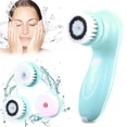 thumbnail image 4 of Cepillo de limpieza facial Depurador facial: Dispositivo limpiador giratorio exfoliante eléctrico Máquina de spa giratoria de exfoliación de limpieza profunda a prueba de agua - Sistema gira, 4 of 5