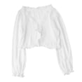 thumbnail image 3 of Cárdigan de gasa para mujer perfecl traje de baño chal fino, 3 of 7