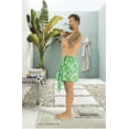 thumbnail image 3 of LA LEELA Men's Swimwear Pareo Beach Summer Short Sarong One Size Fern, Leaves Vacation Holiday Aloha, 3 of 5