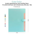 thumbnail image 3 of Huayishang Supply Bag Bag Fastener Holder Organizer File Folder A4 File And Stationery Folder Plastic A4 File Bag File Folder Test Paper Folder Storage Bag, 3 of 9
