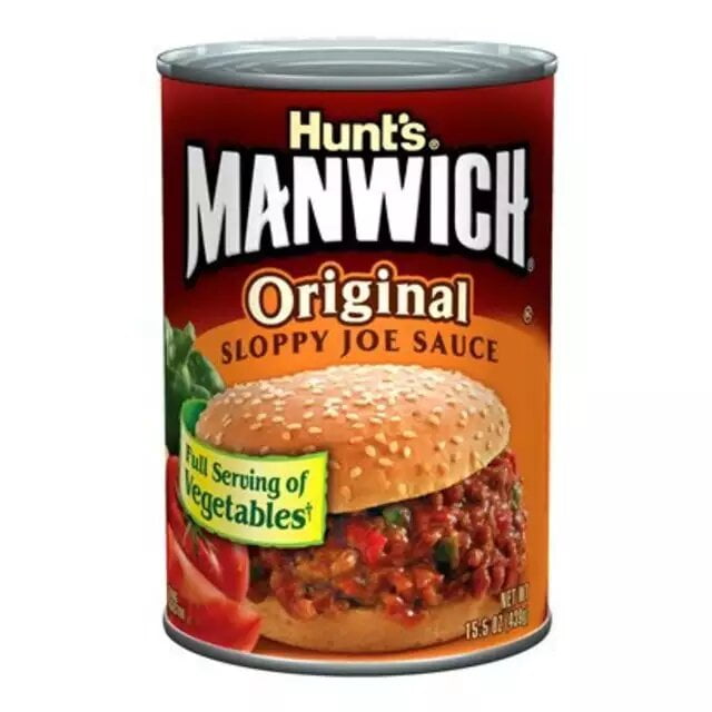 Hunts Manwich Original Sloppy Joe Sauce, Canned Sauce, 15 oz