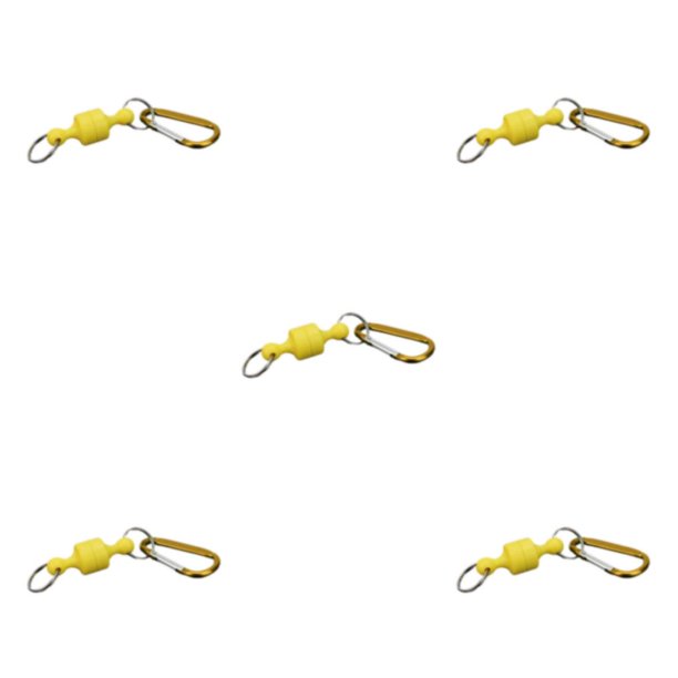 Toystoory Broche de pesca Hebilla de bloqueo fuerte y resistente Amplia aplicación Accesorios de aparejos multifuncionales Limón al aire libre Type2 NO2