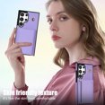 thumbnail image 3 of TECH CIRCLE for Samsung Galaxy S25 Ultra Wallet Case 6.8" 2025, Lightweight Cossbody Phone Case with RFID Blocking Flip Wallet, 5 Card Slots, PU Leather Protective Cover with Shoulder Strap, Purple, 3 of 9