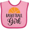 thumbnail image 3 of Inktastic Basketball Girl Sports Girls Baby Bib, 3 of 4
