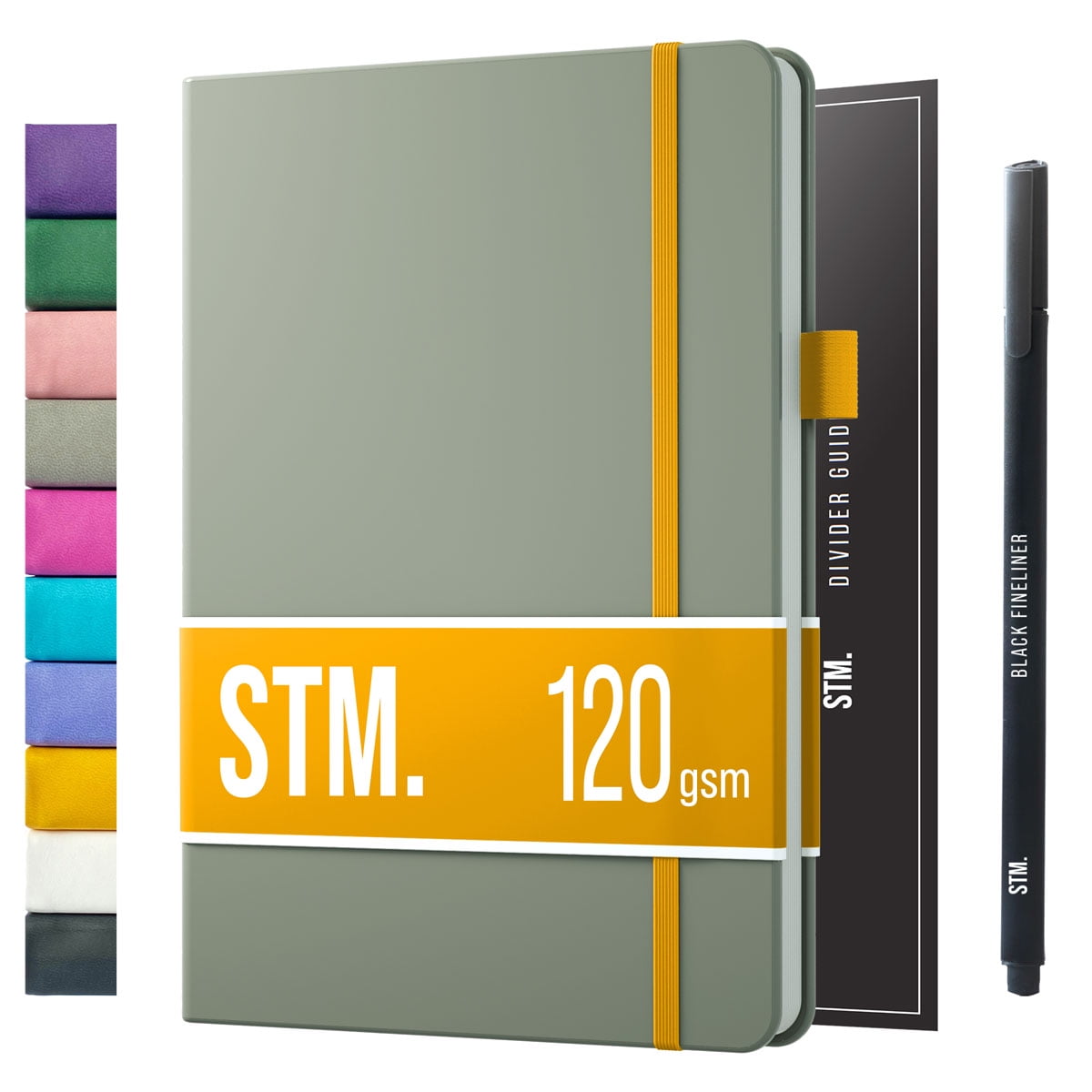 Scribbles That Matter Bullet Dotted Journal and Organizer Vegan Leather Notebook 120gsm No