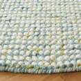 thumbnail image 3 of SAFAVIEH Vermont Windsor Solid Area Rug, Ivory/Blue, 6' x 6' Round, 3 of 8