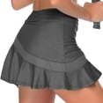 thumbnail image 3 of Ekouaer Tennis Skort for Women High Waisted Athletic Skirts Lightweight Golf Skort with Shorts Pocket Workout Pickleball Cheer Skirt, 3 of 7