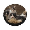 thumbnail image 3 of Balery Cat Familytire Cover Waterproof Dust-Proof, Universal Spare Wheel Tire Cover For Trailer, Rv, Suv Truck And Vehicle Camper Accessories-15 Inch, 3 of 9