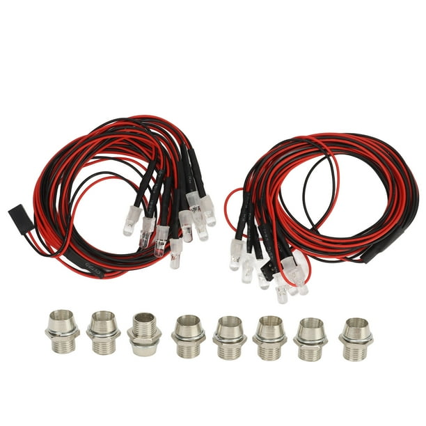 Rc Car Led Lights rc Car Light Kit rc Car Light Accessories universal Rc Car Lights 8 Led Rc Lighting Kit rc Led Light For 2PCS RC Car Lights Set Universal 5mm 8 LED RC Walmart