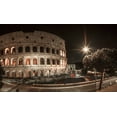 thumbnail image 2 of Frank, Assaf 18x12 Gold Ornate Wood Framed with Double Matting Museum Art Print Titled - Famous Colosseum in Rome, Italy, 2 of 4