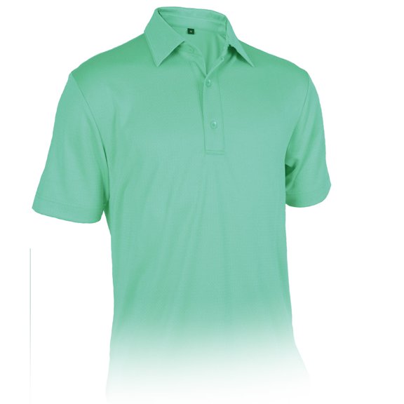 Monterey Club Men's Spinner Texture Solid Golf Polo Shirt #3609