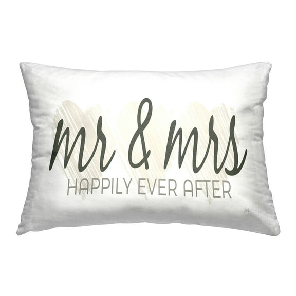Stupell Industries Happily Ever After Marriage Decorative Printed Throw Pillow Design by Marla Rae