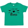 thumbnail image 3 of Inktastic I Love my Oma heart and arrows Boys or Girls Toddler T-Shirt, 3 of 5