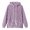 Light Purple, variant on Bmisegm Womens Hoodies Pullover Drawstring Hood Long Sleeve Front Pocket Raglan Sleeve Side Slit Regular Fit Drop Shoulder Solid Hoodie for Women