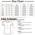 thumbnail image 3 of Ichuanyi Womens Shirts Clearance, Plus Size Women Bandage Clothing Solid T-Shirt Short Sleeve V-Neck Tops, 3 of 5