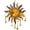 Style A, variant on Sun Catchers Indoor Window, Acrylic Sun Hanging Ornament for Window, Decorative Golden Suns Pendant Bohemia Suns Ornament for Garden, Patio and Indoor Decor