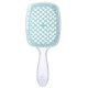 thumbnail image 1 of Cepillo de pelo de masaje de cuero cabelludo con peine de cojín de aire de dientes anchos (azul transparente), 1 of 8