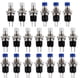 thumbnail image 1 of 20pcs Mini Interruptores de Botón Momentáneos Presionan Liberación de Blanco Sharpla Mini interruptor de botón, 1 of 7