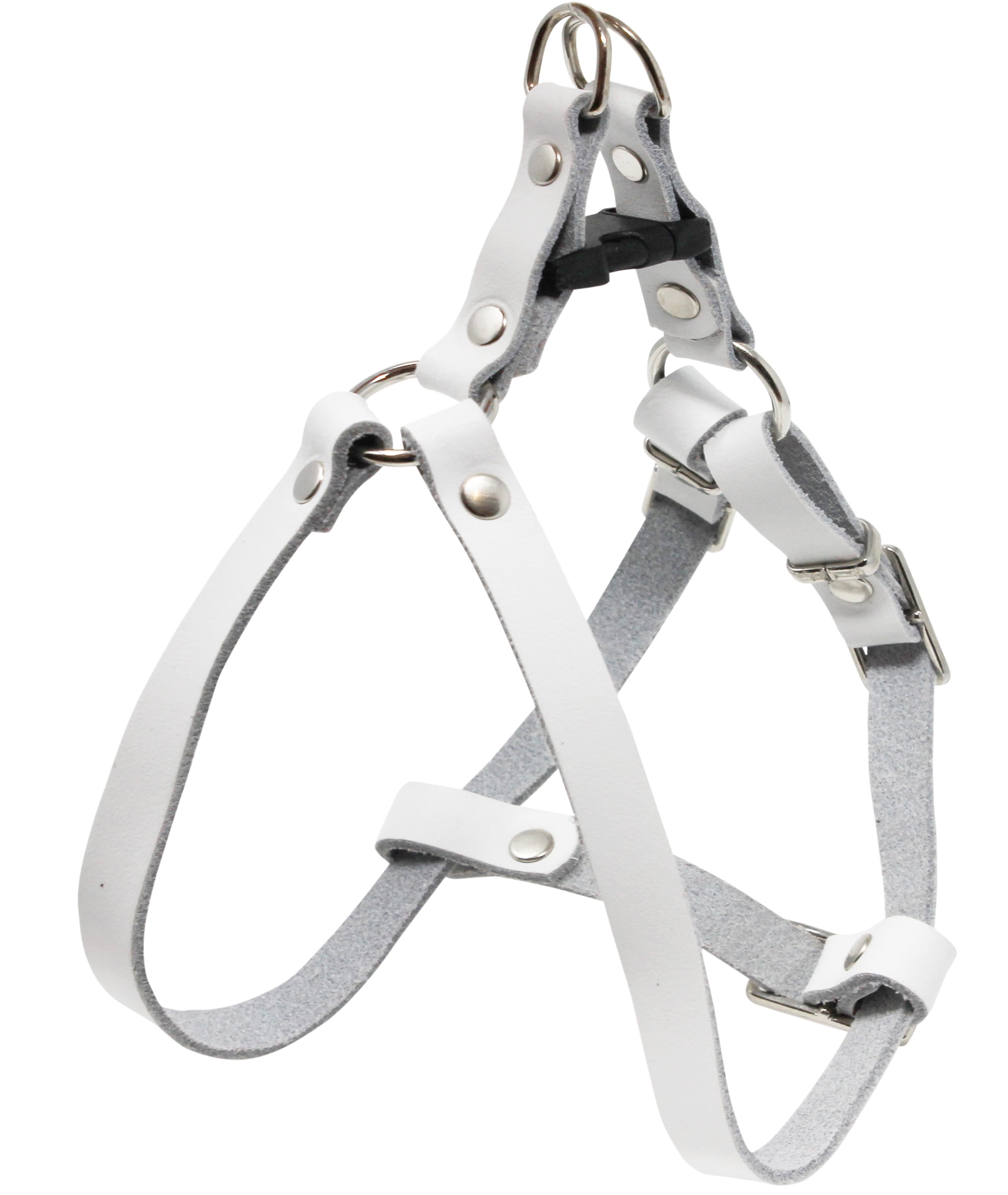 Genuine Leather Adjustable Stepin Dog Harness 2 Sizes Small XSmall