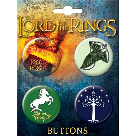 Lord Of The Rings Button Set