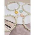 thumbnail image 4 of QQTDFG 4pcs/Set Imitation Faux Pearl Beaded Flower Bracelet For Girls, Party, Beach,-default, 4 of 8