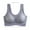 Grey, variant on Women Padded Wireless Lace Bra Seamless Breathable Soft Brassiere Underwear
