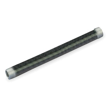 - Black Pipe,Threaded,1x18 In 585-180GR