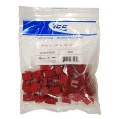 MÓDULO, CAT 6, HD, PAQUETE DE 25, ROJO