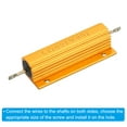 thumbnail image 5 of Unique Bargains 100W 100 Ohm Aluminum Shell Resistor Housing Resistor Housed Case Wirewound Resistors Power Resistor, 2 Pack, 5 of 5