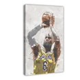 thumbnail image 1 of Póster en lienzo para decoración de pared con estampado Stortnate James Basketball, 1 of 5