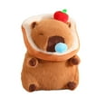 thumbnail image 4 of Carpincho de peluche de juguete, figura de peluche, carpincho de juguete con burbujas de mocos extraíbles, muñeco de carpincho de peluche pan un, 4 of 8