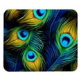 thumbnail image 1 of Alfombrilla de ratón verde pluma de pavo real, cómoda y suave, antideslizante, ideal para aliviar el dolor, ideal para ordenador, portátil, oficina y hogar, 21 x 25 cm., 1 of 7