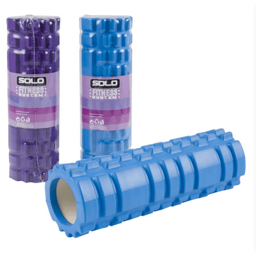 Fitness Foam Roller - 3" in 2 Assorted Colors for Recovery and Muscle Relief