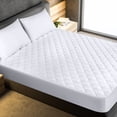 thumbnail image 2 of Utopia Bedding Protector De Colchón Acolchado Y Ajustable (California King) – Protector De Colchón Elástico Ajustable – Funda De Colchón Se Estira Hasta 16 Pulgadas De Profundidad – Cubrecolchón Lavab, 2 of 5