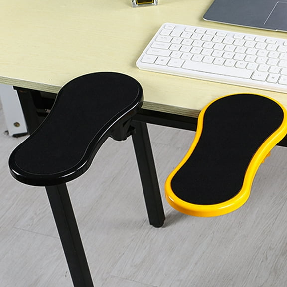 OUNONA  Arm Elbow Rest Mouse Pad Wrist Support Gaming Desk Ergonomic Black