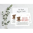 thumbnail image 4 of Inkdotpot 30 Books For Baby Shower Request Cards Bring A Book Instead Of A Card bear Jungle Animals Baby Shower Invitations Inserts Games, 4 of 6