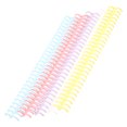 thumbnail image 2 of Plastic Binder Rings for Decor Assorted Color Lightweight and Durable 10pcs, 2 of 8