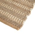 thumbnail image 3 of A&B Home  Stripe Jute Shuttle Weave Durrie with Fringes 96 x 120, 3 of 7