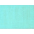 thumbnail image 1 of Ahgly Company Indoor Rectangle Solid Light Blue Modern Area Rugs, 2' x 4', 1 of 4