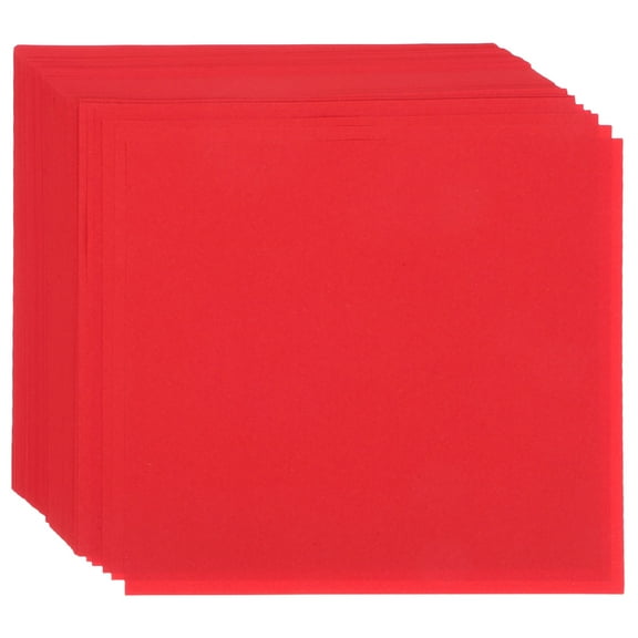 WEAVILUX Red Double-Sided Origami Paper for Crafts, Folding Art, Scrapbooking, and Decorative Projects