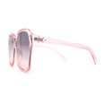 thumbnail image 3 of Oversized Retro Mod Thin Plastic Womens Butterfly Sunglasses Pink Black Pink, 3 of 4