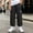 Black # Boys Pants, variant on Falkdiz Cargo Pants for Boys Outdoor Solid Color Pockets Joggers Sport Casual Pantalones Relaxed fit Boys Trousers Elastic Waist, Black, Size: 5-6 Years
