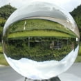 thumbnail image 6 of SOPOTUTU Clear Glass Sphere Decorative Orb, White Round Crystal , Artificial Glass Globe for Home Decor, 1 Set, 6 of 7