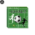 thumbnail image 3 of Decoración de fiesta de fútbol, vajilla temática de fútbol, platos de papel, vasos, servilletas, suministros para fiesta de fútbol, sirve para 10 invitados, 3 of 5