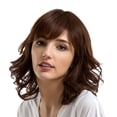 thumbnail image 2 of peluca corta onduda esponjosa onduda peluca corta pelucas para el cabello de s mujeres Sunnimix pelucas para el cabello humano de las mujeres, 2 of 7