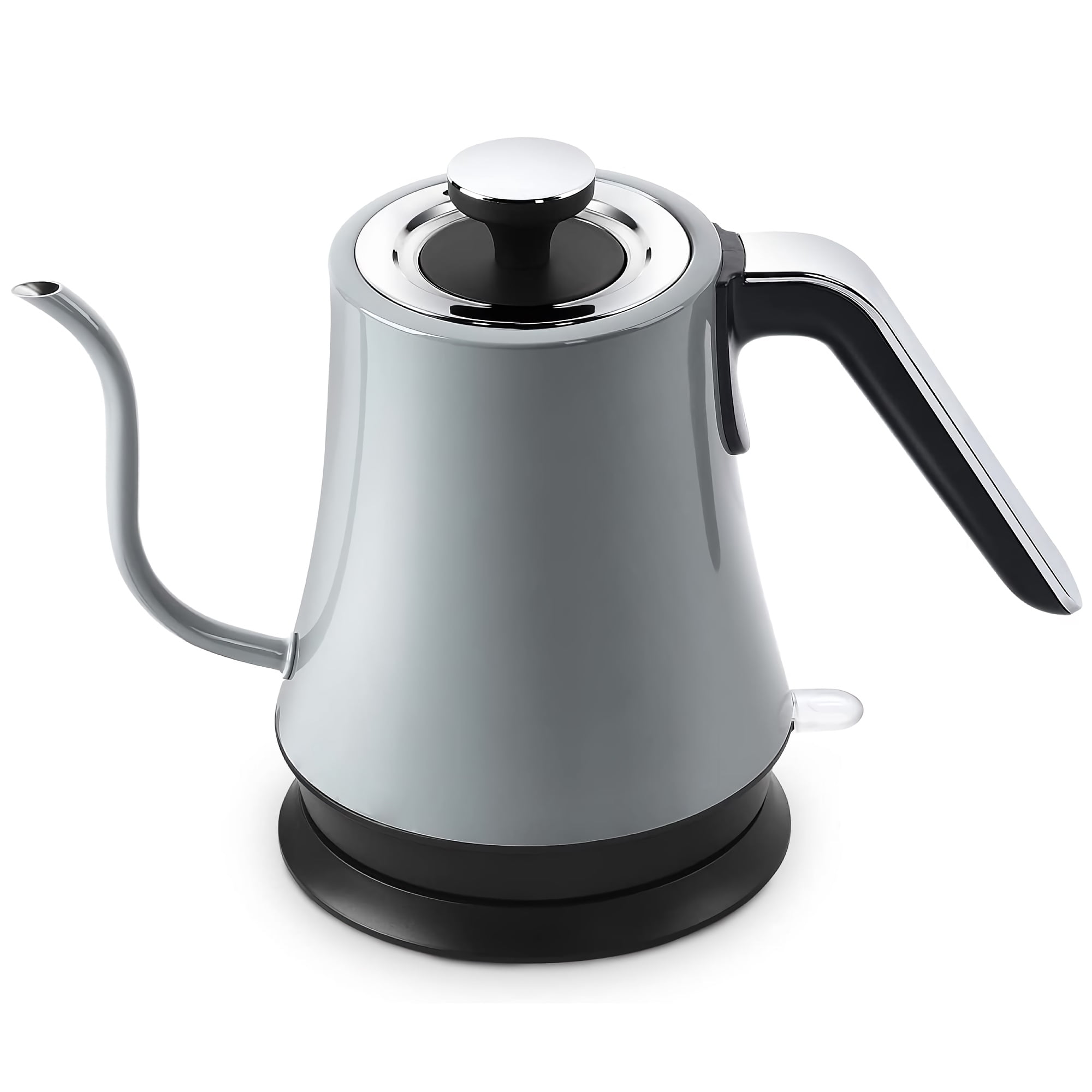 Toytexx 1L Gooseneck Electric Kettle, Stainless Steel, Auto Shut
